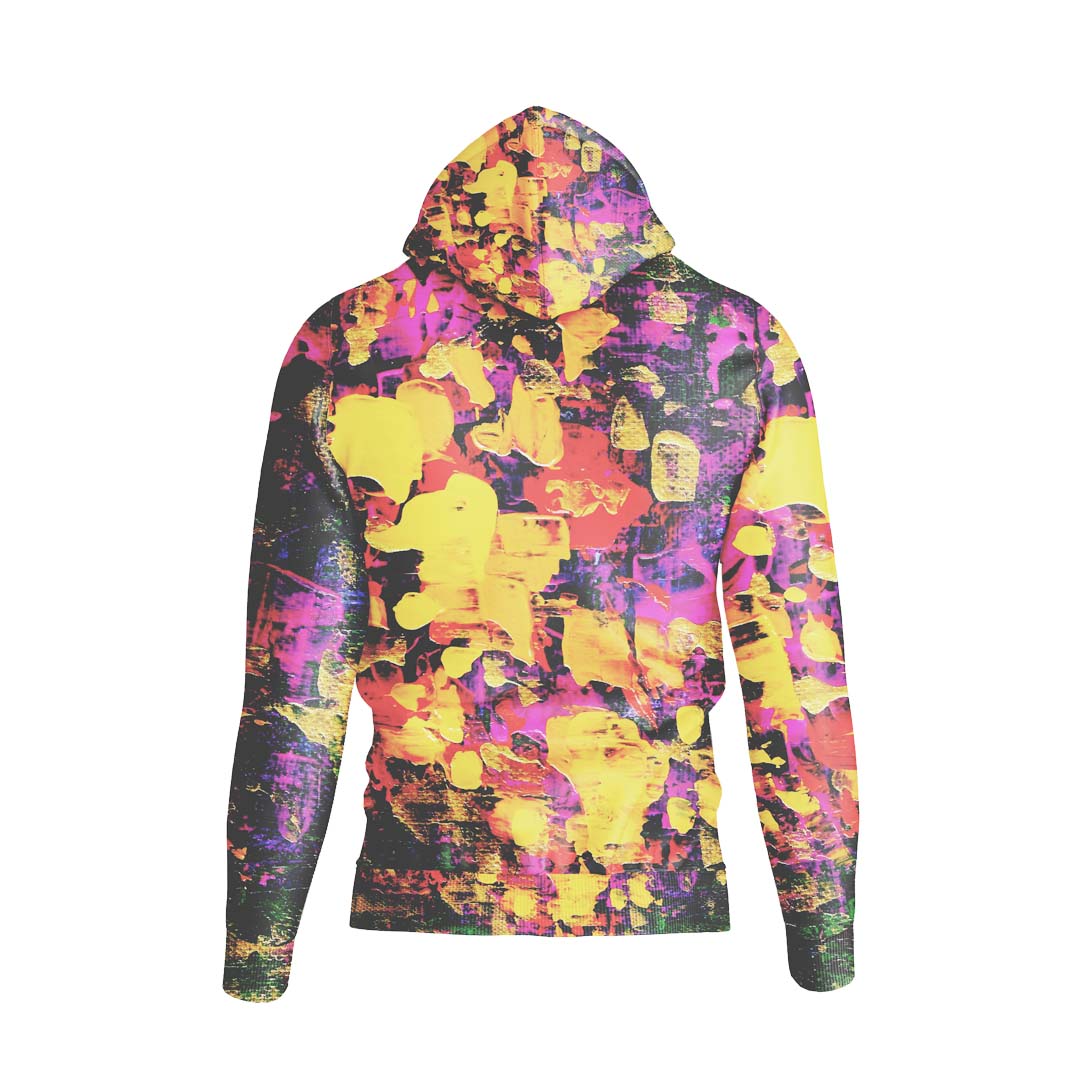 HOODIE FLOWERS FLAMES WOMEN