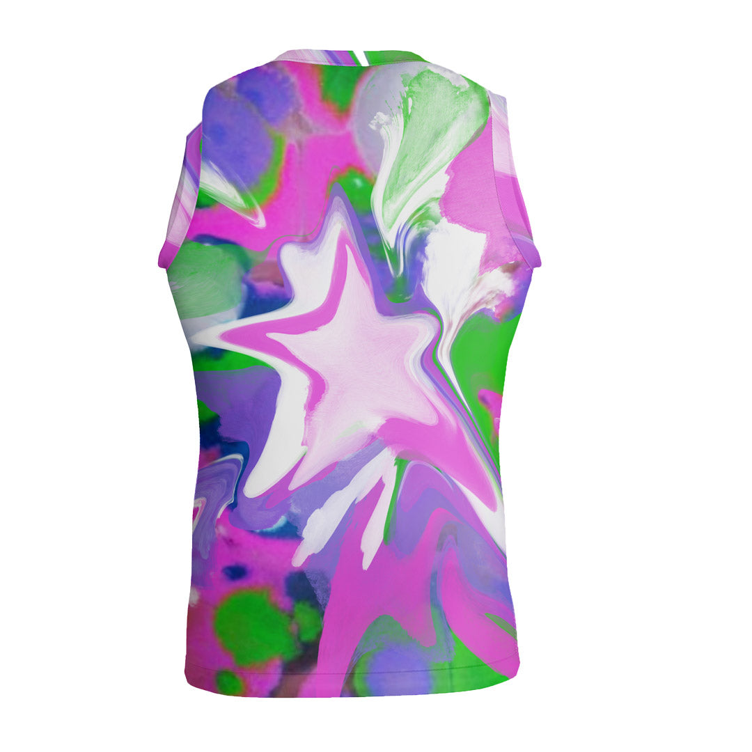 SLEEVELESS T-SHIRT STARBURST