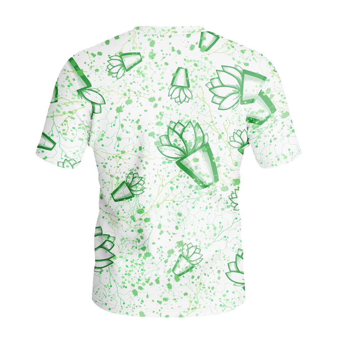 ROUND NECK T-SHIRT FALLEN GREEN WOMEN