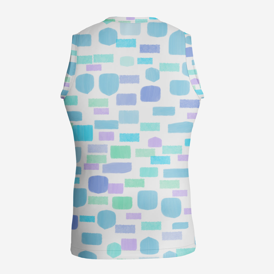 SLEEVELESS T-SHIRT COLOURED BRICKS