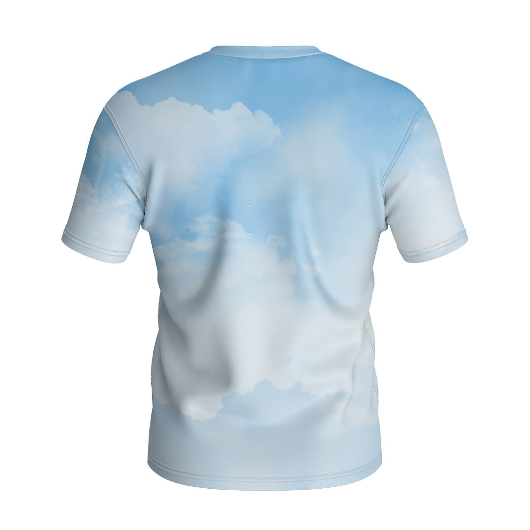 ROUND NECK T-SHIRT HIGH BLUE