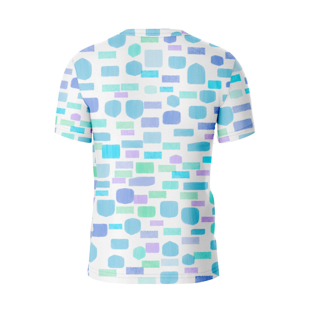 V-NECK T-SHIRT COLOURED BRICKS