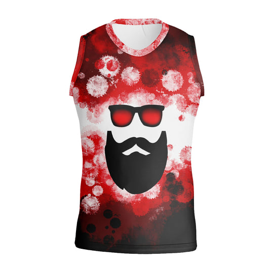 SLEEVELESS T-SHIRT RED BEARD