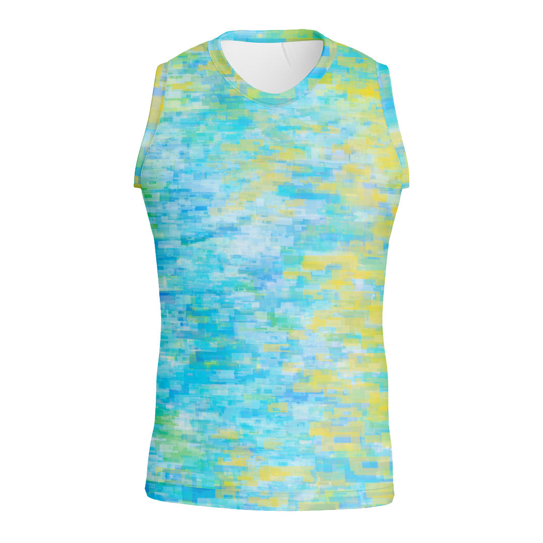 SLEEVELESS T-SHIRT FUSION LINES