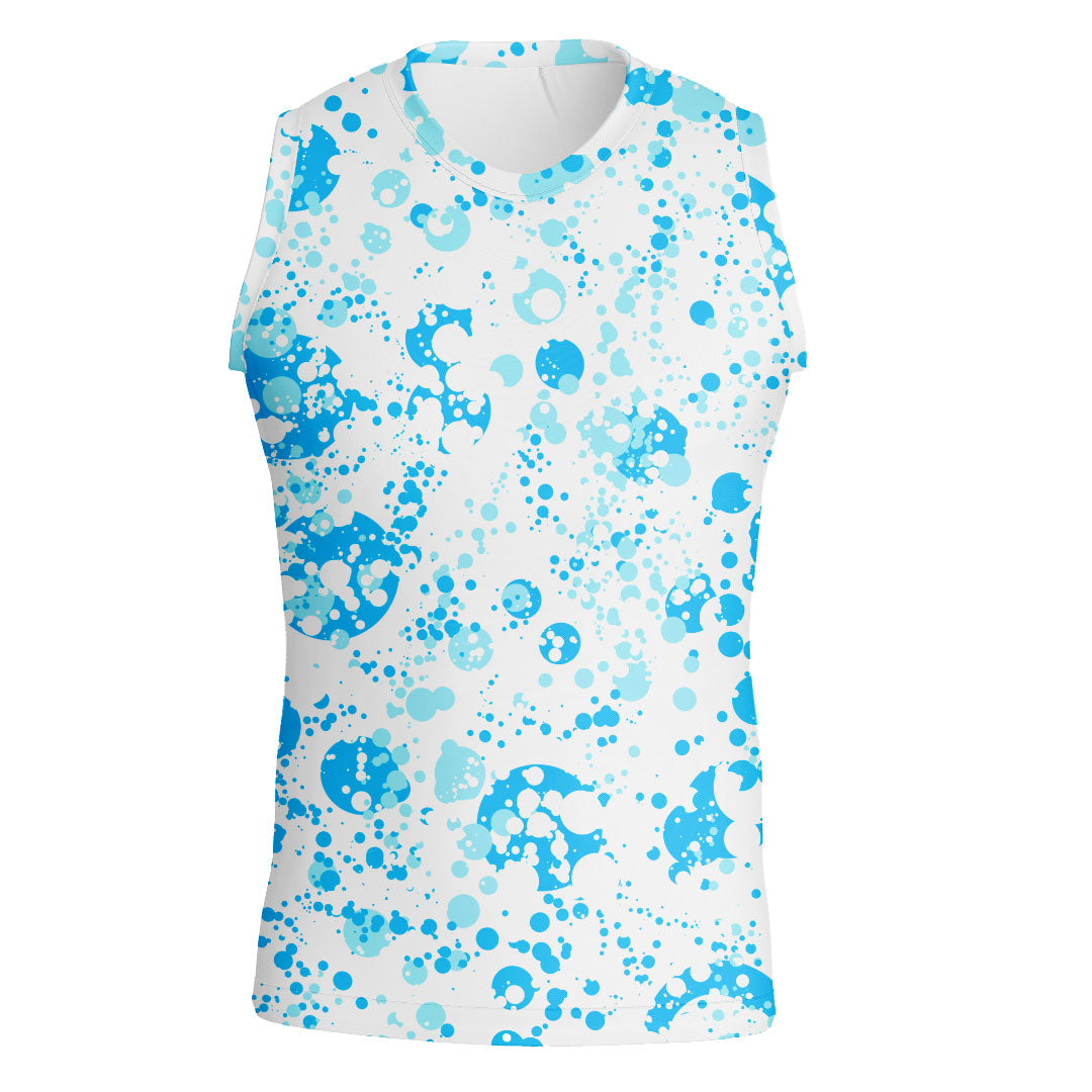 SLEEVELESS T-SHIRT ATLANTIC BLUES