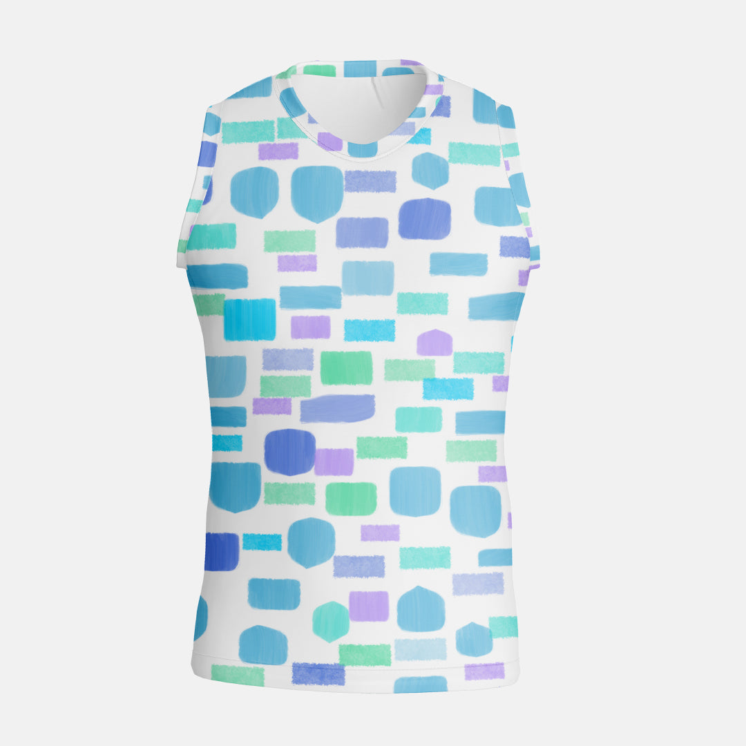 SLEEVELESS T-SHIRT COLOURED BRICKS