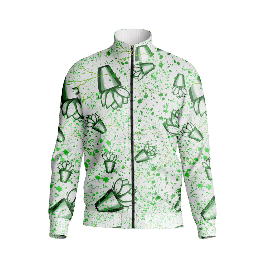 ZIPPER JACKET FALLEN GREEN