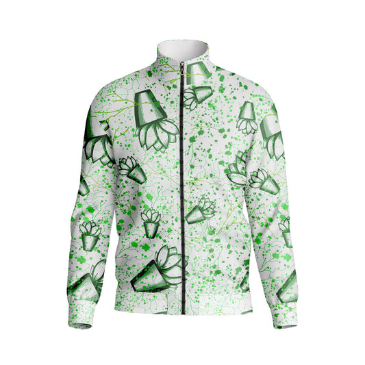 ZIPPER JACKET FALLEN GREEN