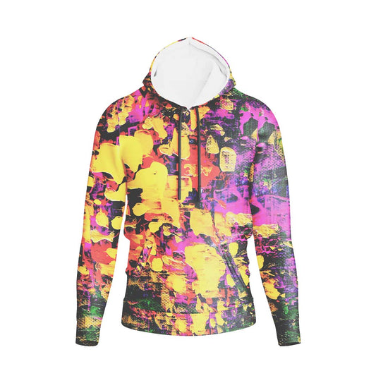 HOODIE FLOWERS FLAMES