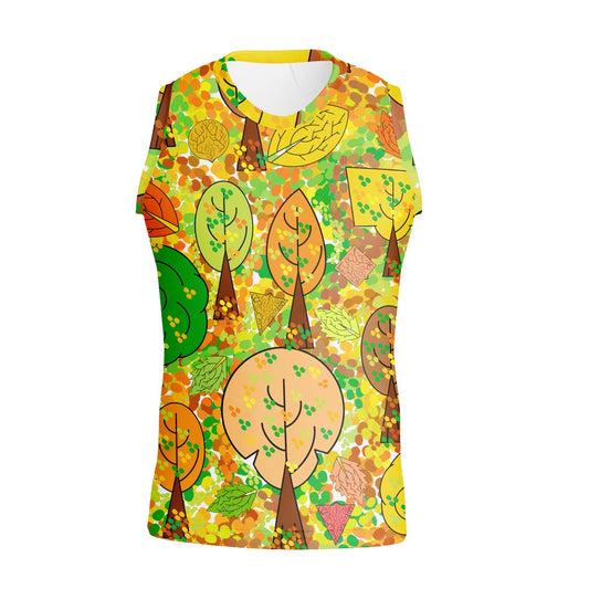 SLEEVELESS T-SHIRT FALLEN AUTUMN