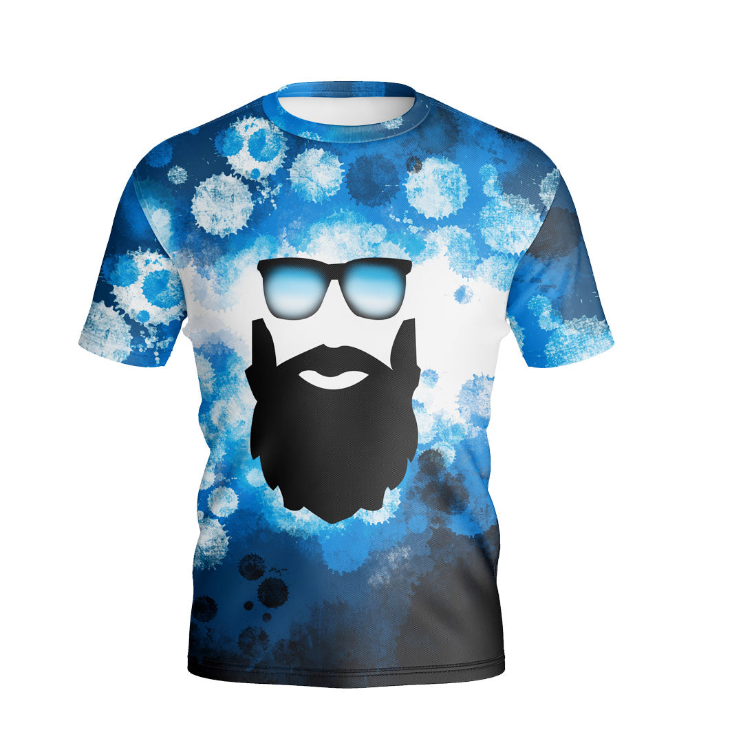 ROUND NECK T-SHIRT BLUE BEARD WOMEN