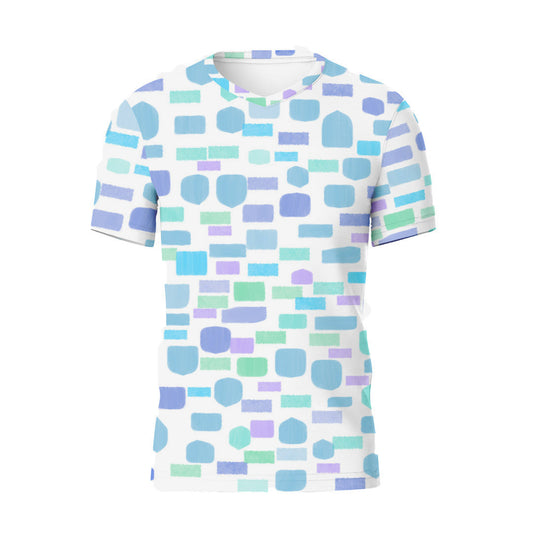 V-NECK T-SHIRT COLOURED BRICKS