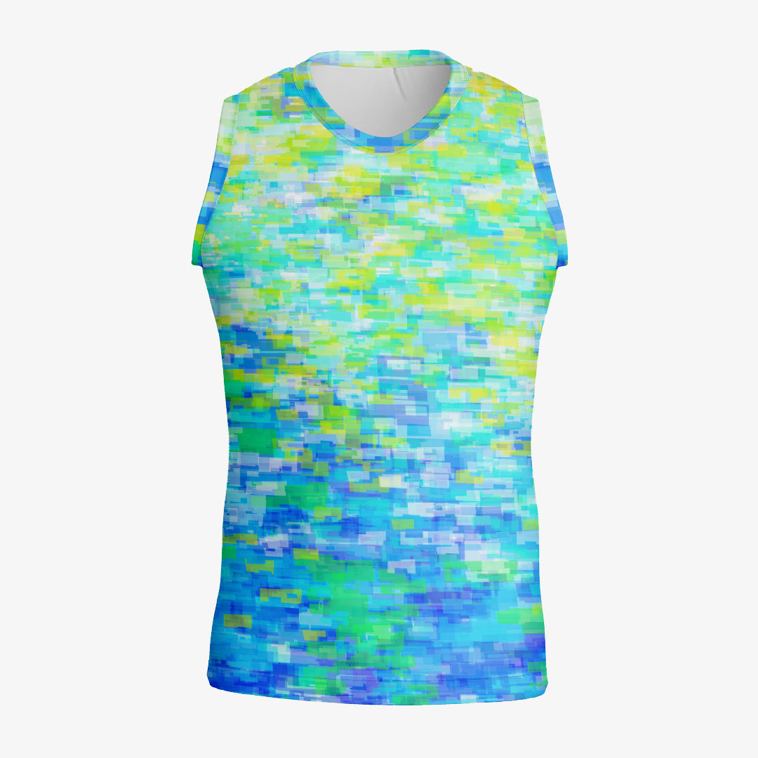 SLEEVELESS T-SHIRT LAKE BLOSSOM