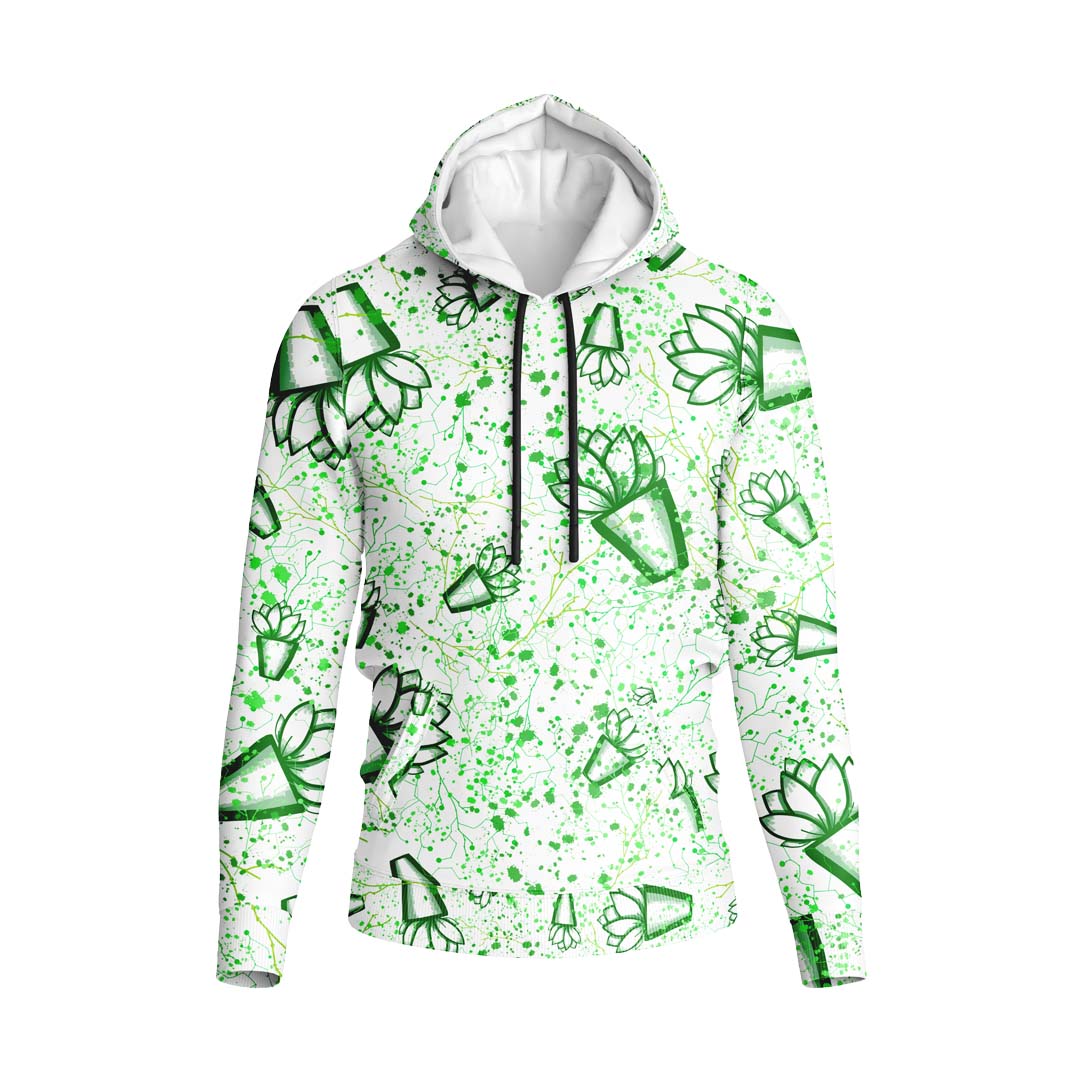 HOODIE FALLEN GREEN