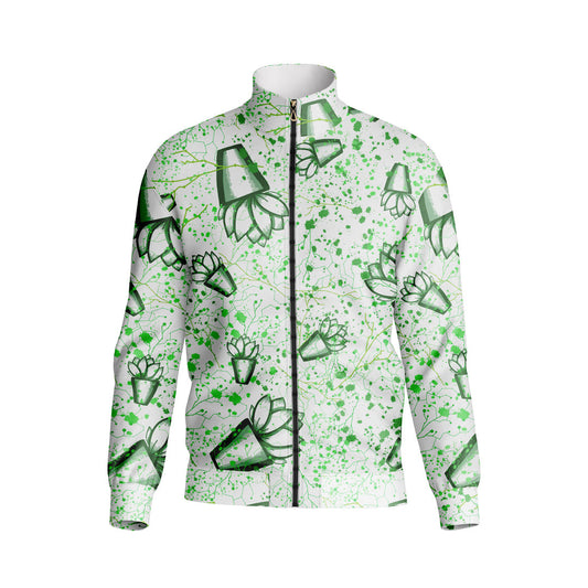 ZIPPER JACKET FALLEN GREEN WOMEN