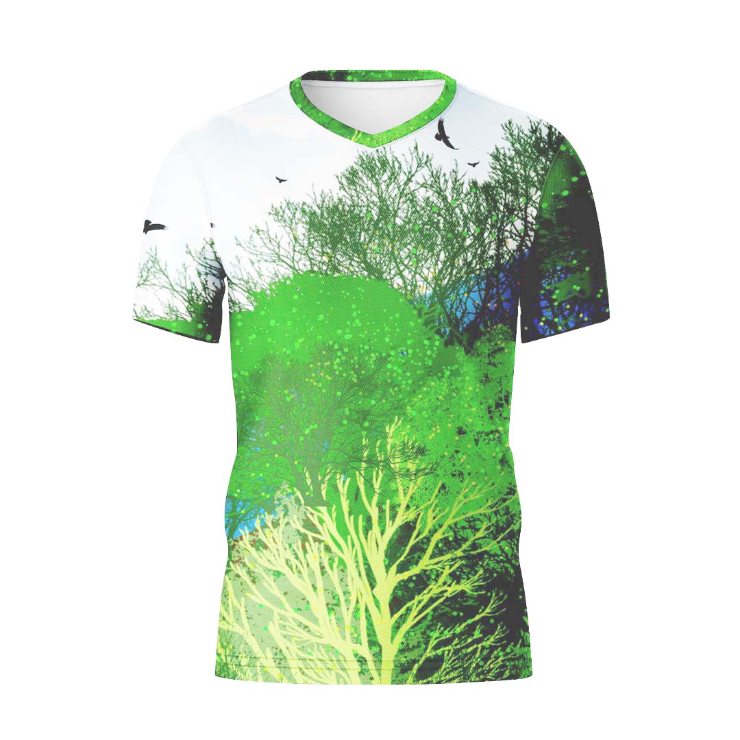 V-NECK T-SHIRT HILLTOP