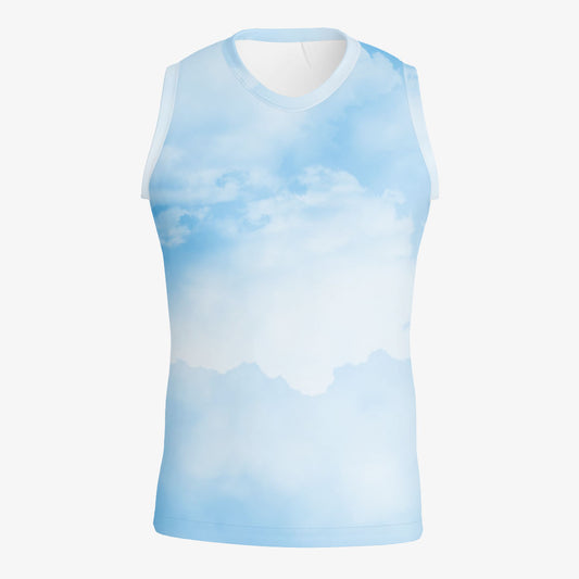 SLEEVELESS T-SHIRT HIGH BLUE