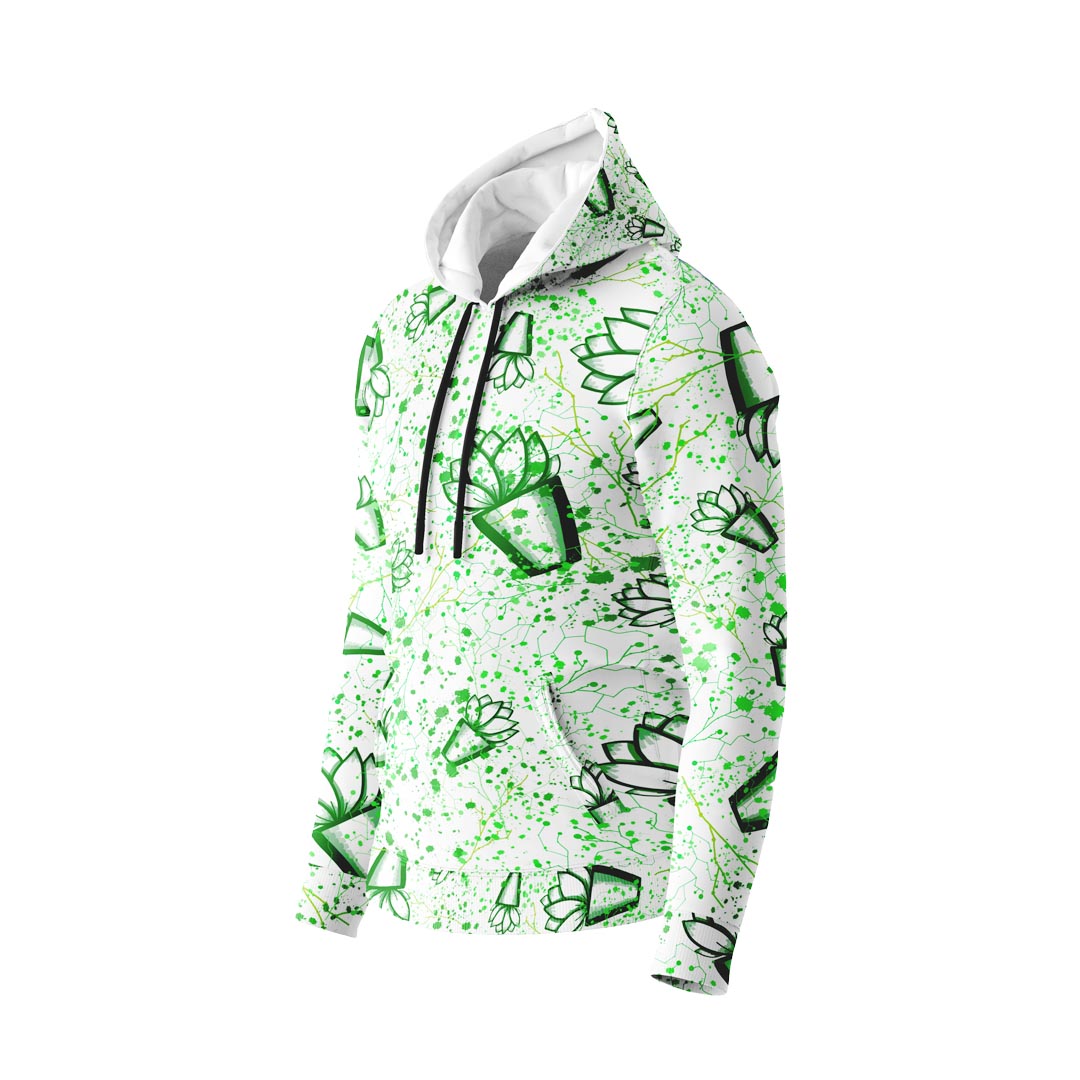 HOODIE FALLEN GREEN