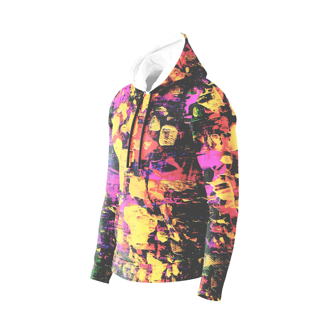 HOODIE FLOWERS FLAMES WOMEN