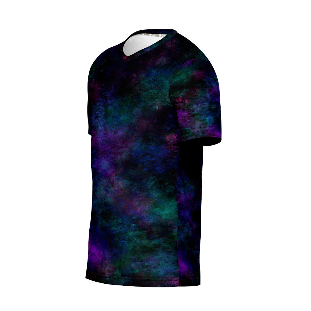 V-NECK T-SHIRT FOREST DARK