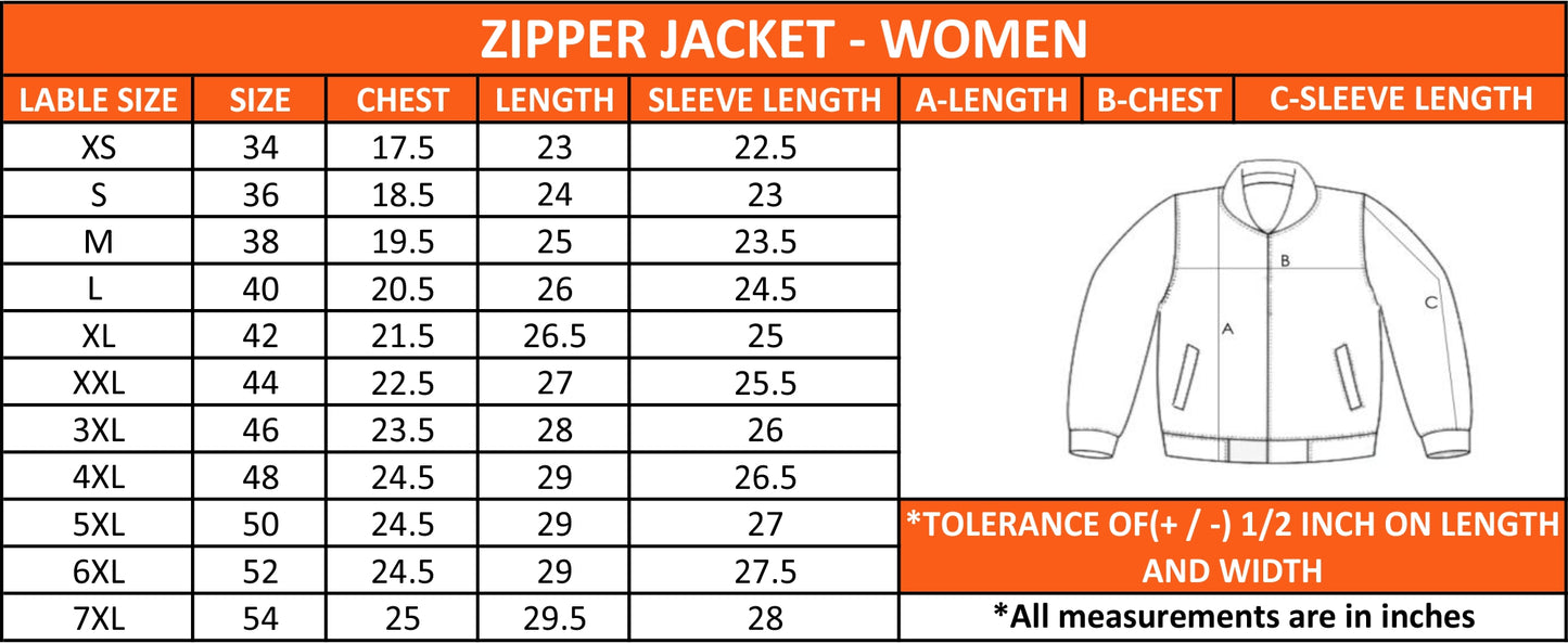 ZIPPER JACKET ALLEY BLOOM WOMEN