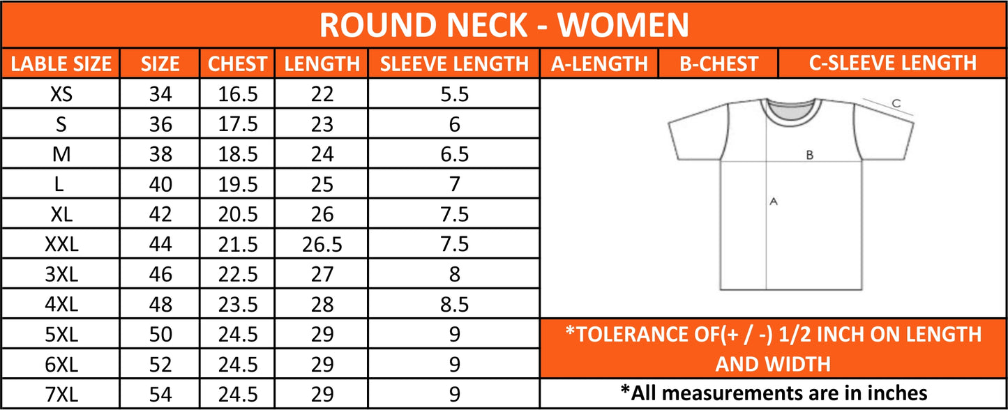 ROUND NECK T-SHIRT VITAMIN C WOMEN