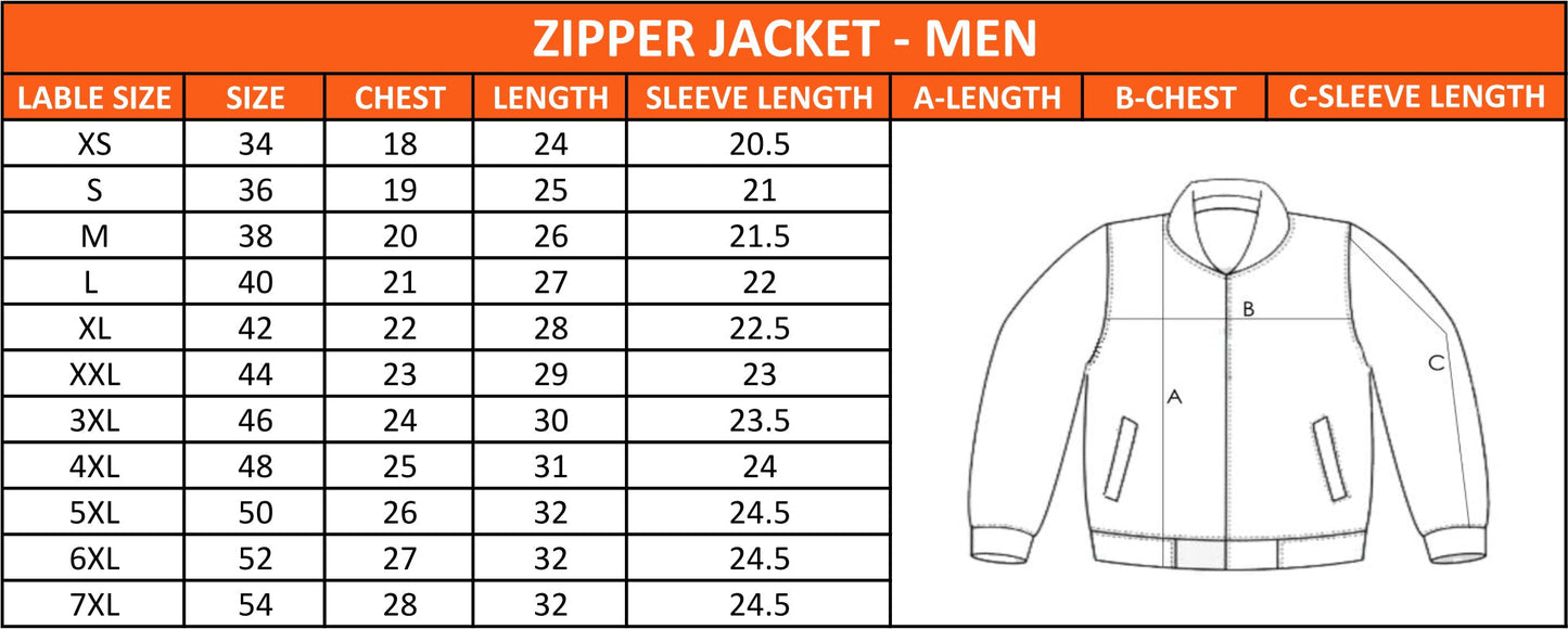 ZIPPER JACKET RAKED