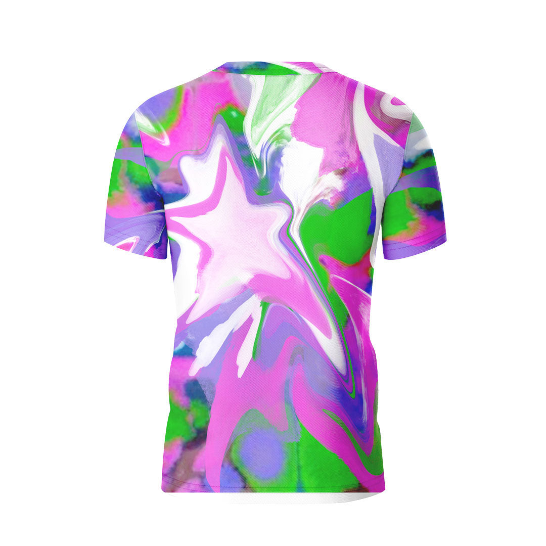 V-NECK T-SHIRT STARBURST WOMEN