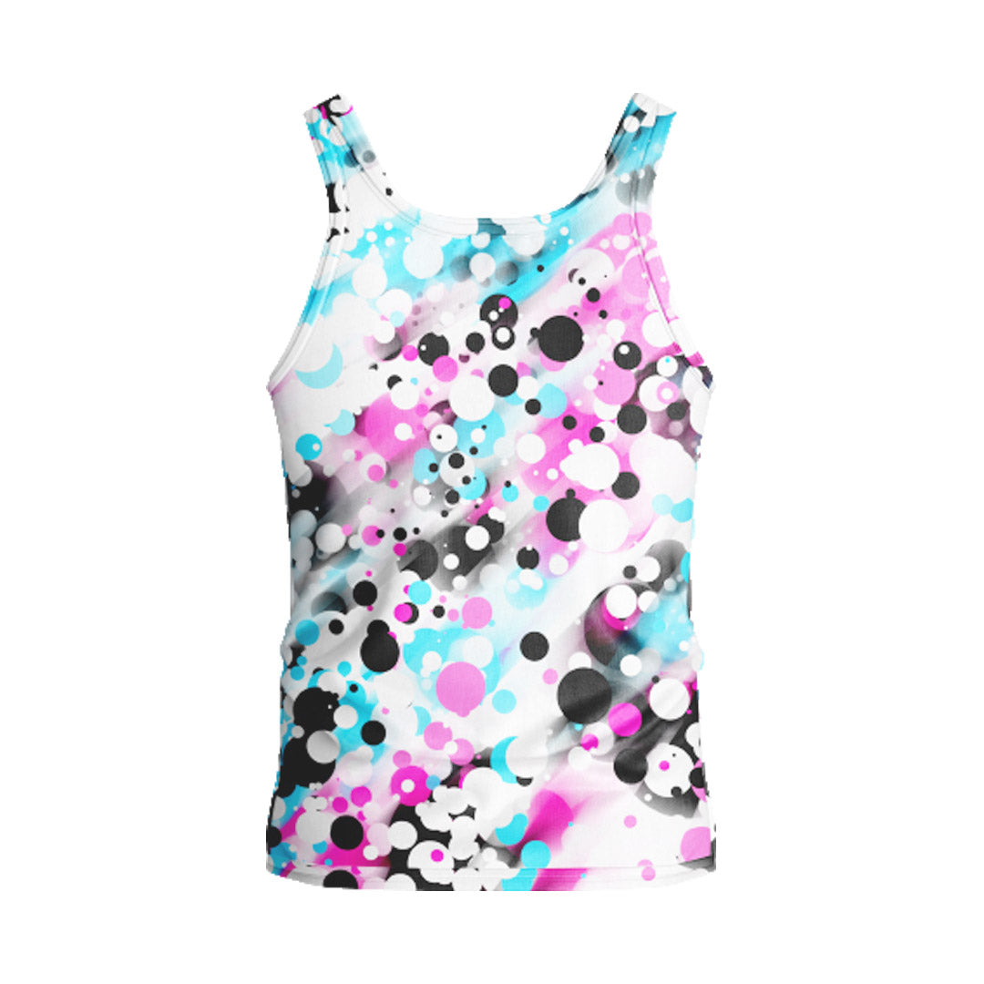 TANK TOP COLOURED POLKA