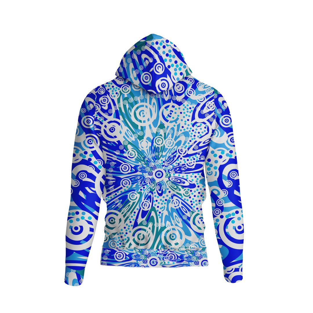 HOODIE CITRUS BLUE WOMEN