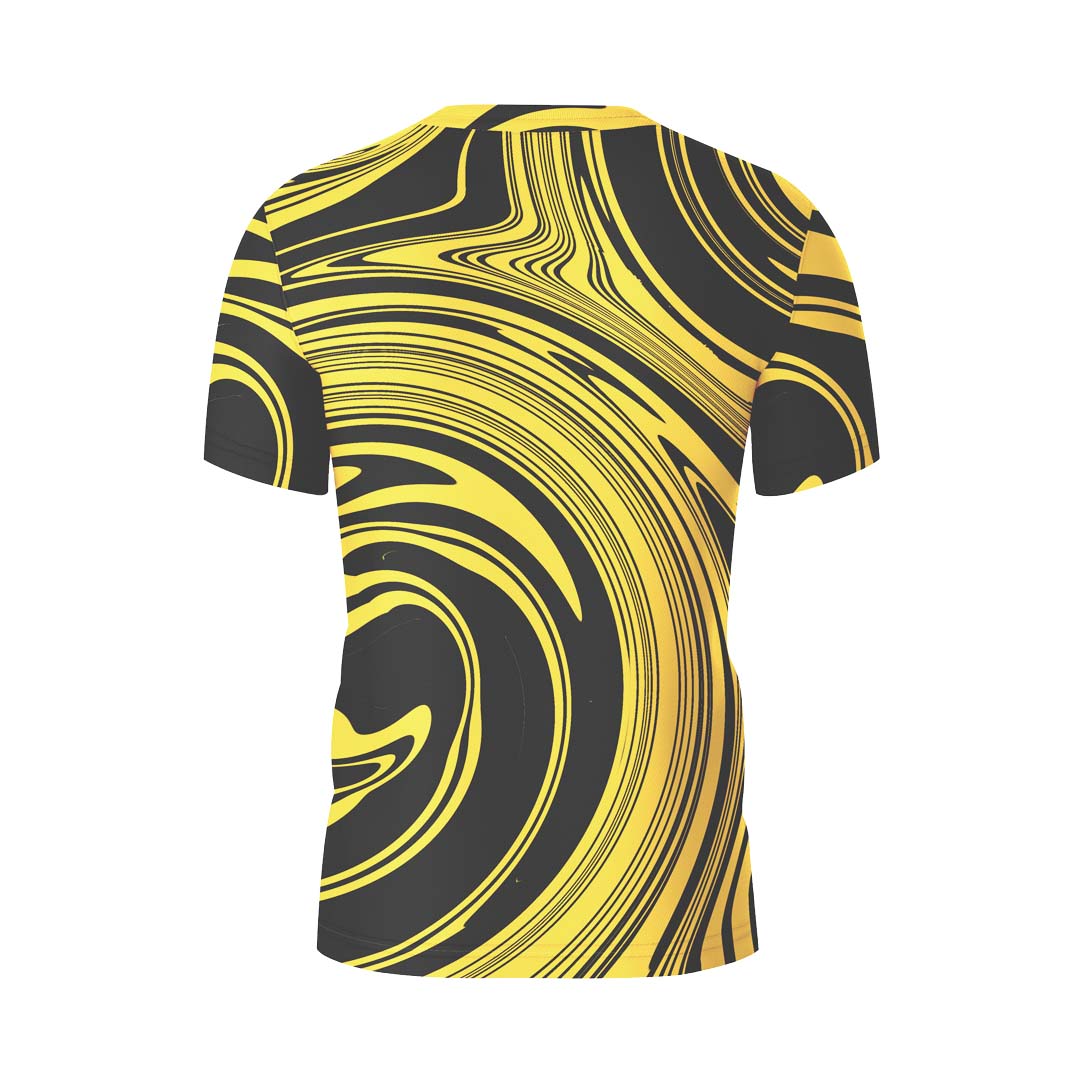 V-NECK T-SHIRT LIQUID GOLD