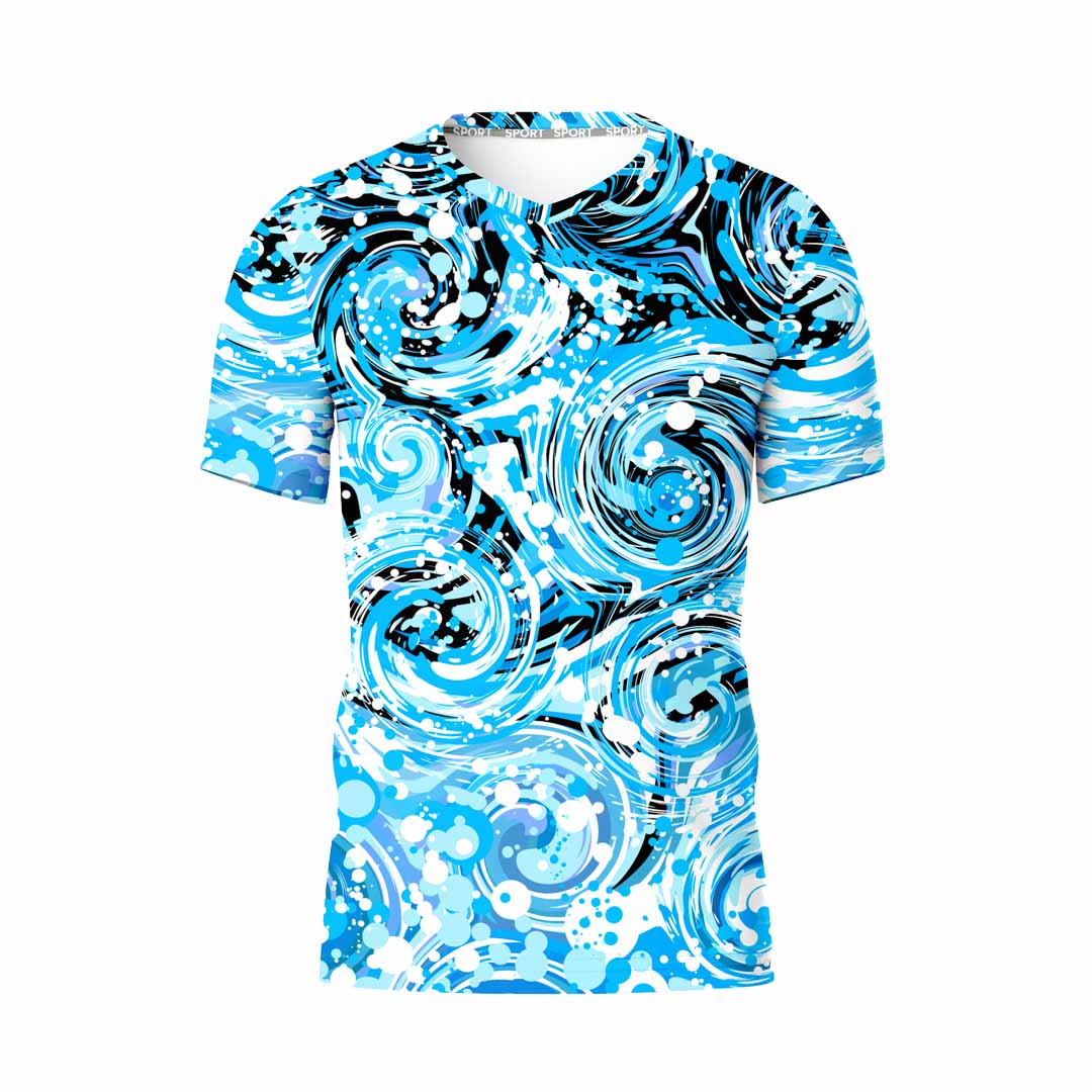 V-NECK T-SHIRT PACIFIC BLUES