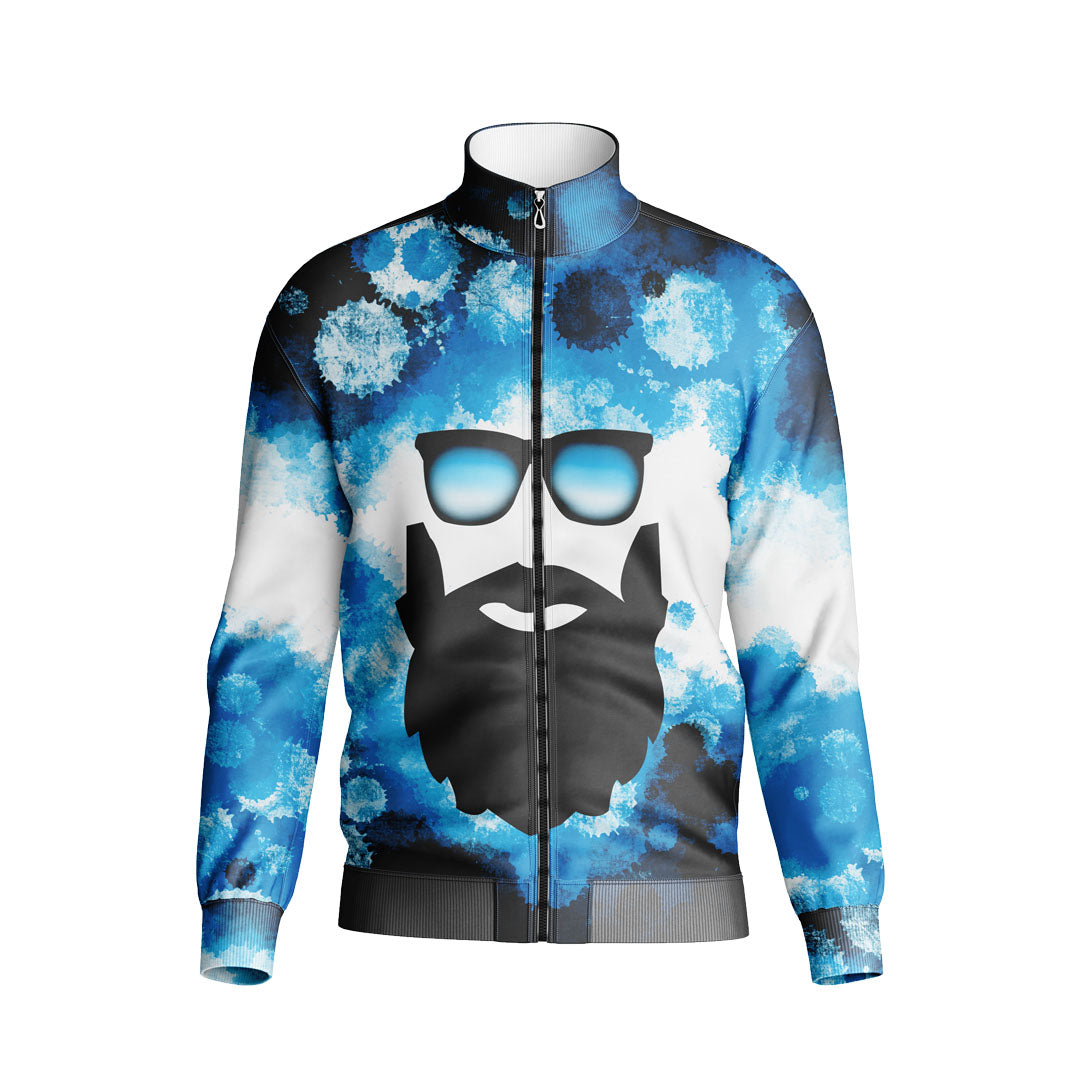 ZIPPER JACKET BLUE BEARD