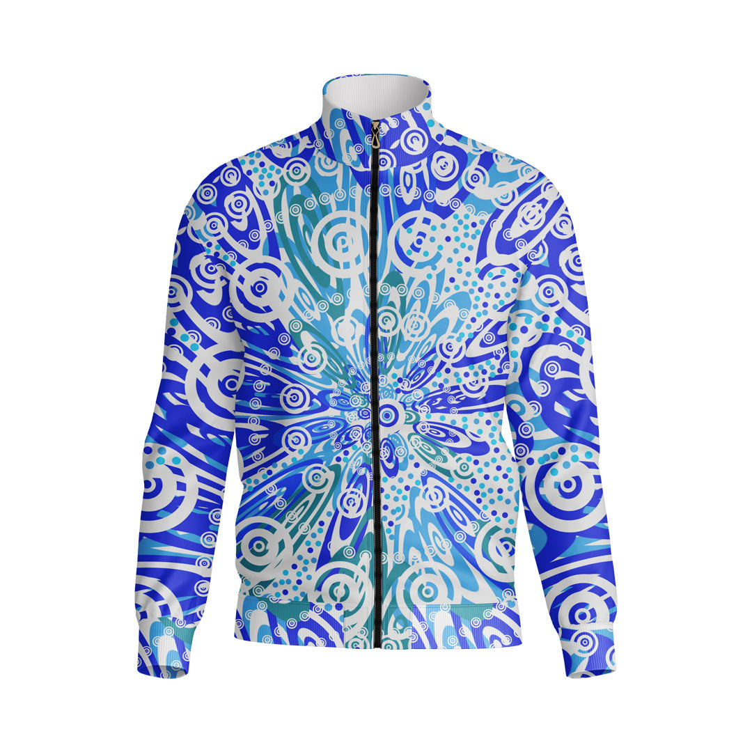 ZIPPER JACKET CITRUS BLUE WOMEN