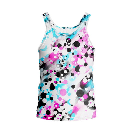 TANK TOP COLOURED POLKA