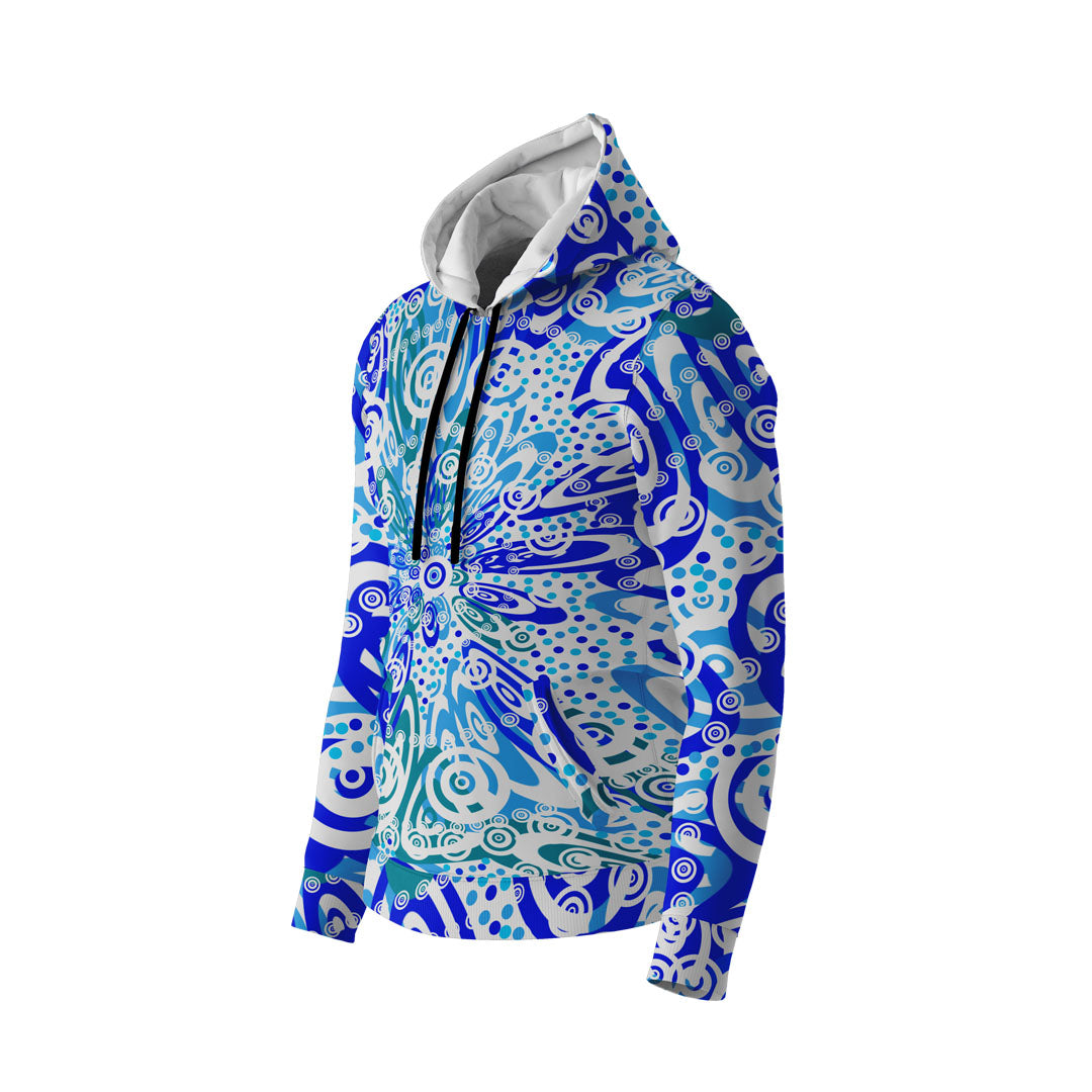 HOODIE CITRUS BLUE WOMEN