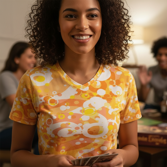 V-NECK T-SHIRT VITAMIN C WOMEN